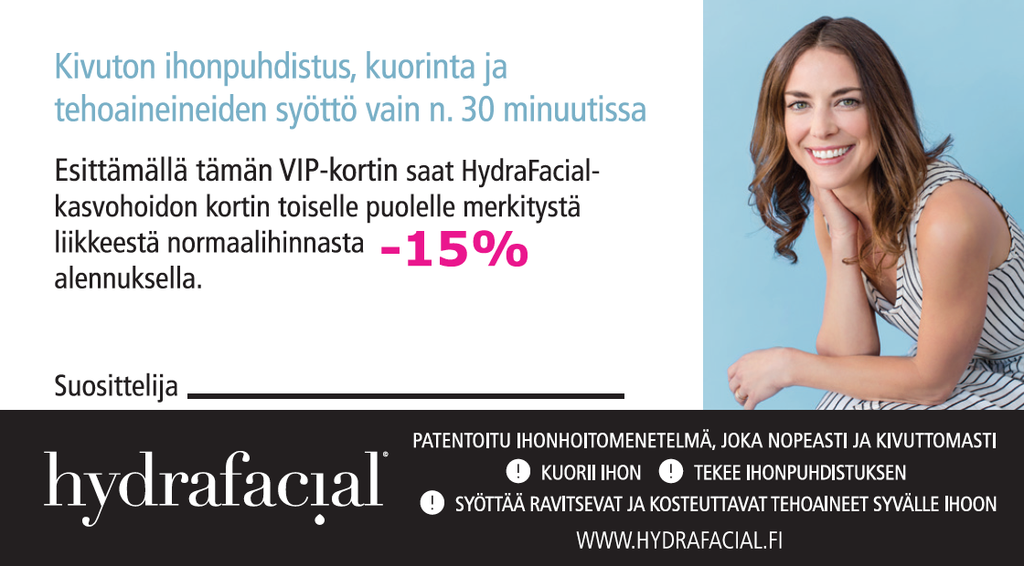 [99991234] HydraFacial VIP-kampanja kortti