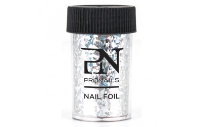 [28312] Pronails Nail Foil Scattered Silver 1.5 m